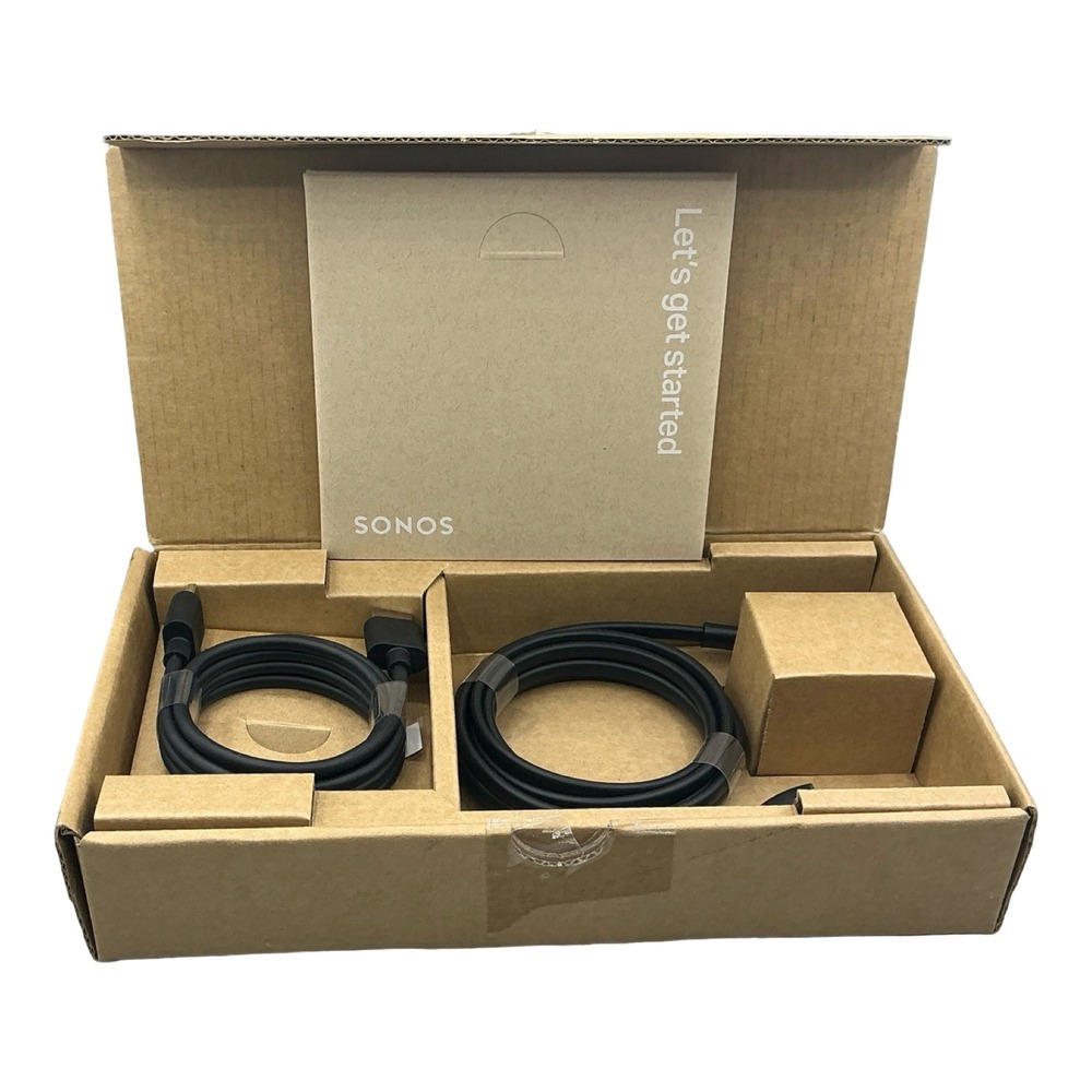 Sonos Beam Gen 2 Replacement Cable Kit Power Cord HDMI Cable Black